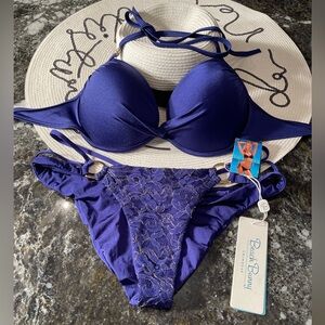 Victoria Secret bikini push-up and beach bunny combo 34D/L set